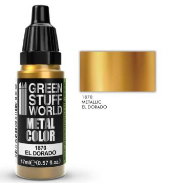 Акрилова фарба Green Stuff World Metallic Paint: El Dorado (17ml)