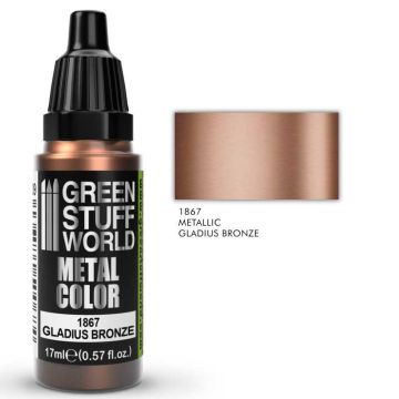 Акрилова фарба Green Stuff World Metallic Paint: Gladius Bronze (17ml)