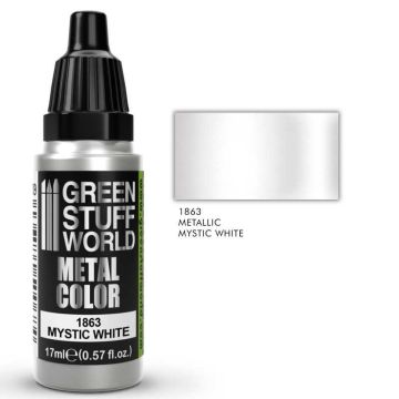 Акрилова фарба Green Stuff World Metallic Paint: Mystic White (17ml)