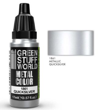 Акрилова фарба Green Stuff World Metallic Paint: Quicksilver (17ml)
