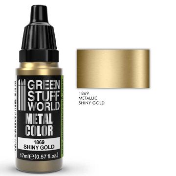 Акрилова фарба Green Stuff World Metallic Paint: Shiny Gold (17ml)