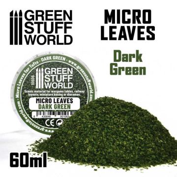 Імітація листя Green Stuff World: Micro Leaves - Dark Green Mix