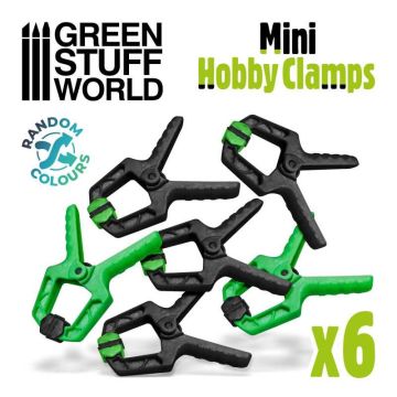 Набір інструментів Green Stuff World: Mini Hobby Clamps x6