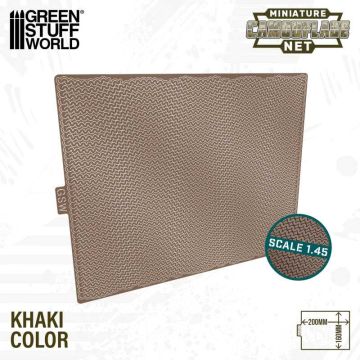 Маскувальна сітка (хакі) для мініатюр Green Stuff World: Miniature Camouflage Nets Khaki 1:48