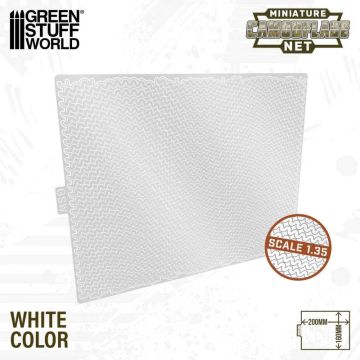 Маскувальна сітка (біла) для мініатюр Green Stuff World: Miniature Camouflage Nets White 1:35