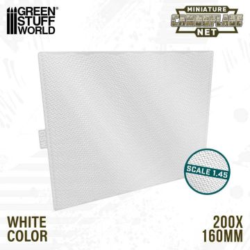 Маскувальна сітка (біла) для мініатюр Green Stuff World: Miniature Camouflage Nets White 1:48