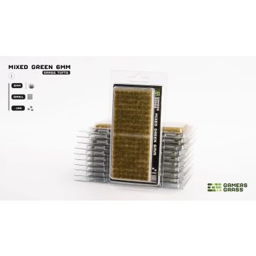 Пучки трави Gamers Grass: Mixed Green (6mm) Small