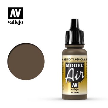 Акрилова фарба Vallejo: Model Air: Camouflage Medium Brown