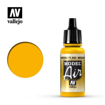 Акрилова фарба Vallejo: Model Air: Medium Yellow
