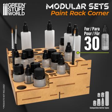 Стійка для фарби Green Stuff World: Modular Paint Rack - Straight Corner