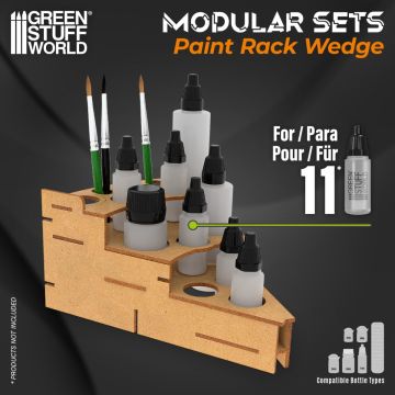 Стійка для фарби Green Stuff World: Modular Paint Rack - Wedge