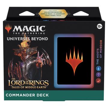 The Lord of the Rings: Tales of Middle-earth "The Hosts of Mordor" Commander Deck
