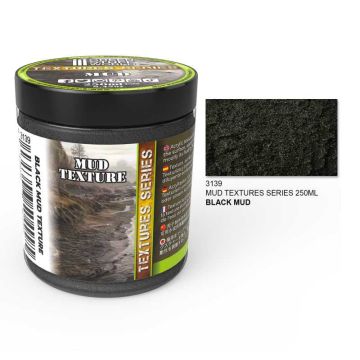 Акрилова паста Green Stuff World: Mud Textures Black Mud 250ml