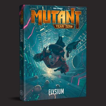 Базова книга правил настільної рольової гри Mutant: Year Zero RPG: Elysium Core Rulebook