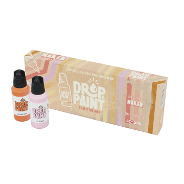 Набір акрилових фарб Scale 75: Drop & Paint: Naked (8x17 ml)