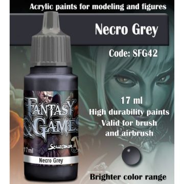 Акрилова фарба Scale 75: Fantasy & Games: Necro Grey (17ml)