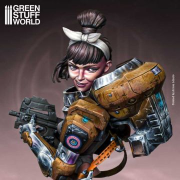 Мініатюра 1/10 Green Stuff World: Neko Galaxy - Nancy P90