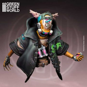 Мініатюра 1/10 Green Stuff World: Neko Galaxy - Zyl-02 Bust