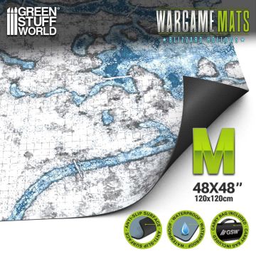 Ігрове поле Green Stuff World: Neoprene Dungeon Mat 4x4' Blizzard Hollows With 1-inch Grid (120x120cm)