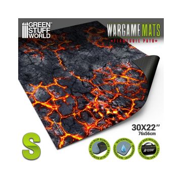 Ігрове поле Green Stuff World: Neoprene Mat 22x32" Flamecoil Path (56x76cm)