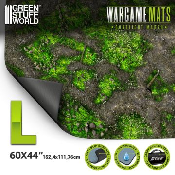 Ігрове поле Green Stuff World: Neoprene Mat 44x60" Boneblight Marsh