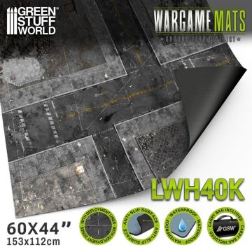 Ігрове поле Green Stuff World: Neoprene Mat 44x60" Ground Zero District With Deployment Lines