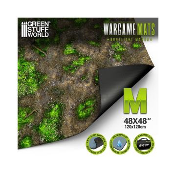 Ігрове поле Green Stuff World: Neoprene Mat 4x4' Boneblight Marsh (120x120cm)