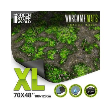 Ігрове поле Green Stuff World: Neoprene Mat 4x6' Boneblight Marsh (120x180cm)