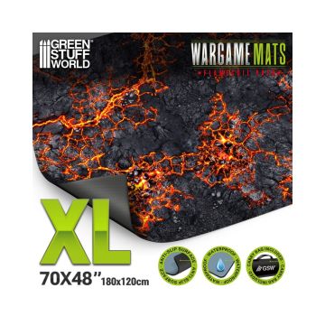Ігрове поле Green Stuff World: Neoprene Mat 4x6' Flamecoil Path (120x180cm)