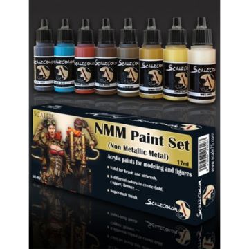 Набір акрилових фарб Scale 75: Scalecolor: NMM Paint Set Gold and Copper (8x17 ml)