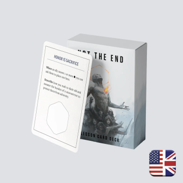 Колода карт до настільної рольової гри Not The End - Lesson Card Deck