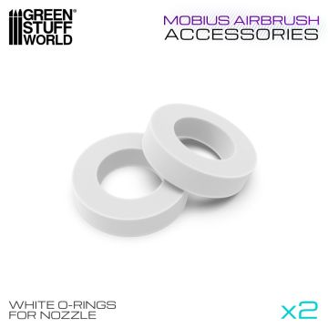 Ущільнювальне кільце для аерографа Green Stuff World: O-Rings for Nozzle for Mobius Airbrush