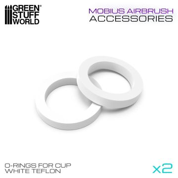 Ущільнювальне кільце для аерографа Green Stuff World: O-Rings for the Mobius Airbrush Paint Cup