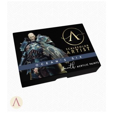 Набір акрилових фарб Scale 75: Scalecolor: Scalecolor Artist: Ocean's Six (6x20 ml)