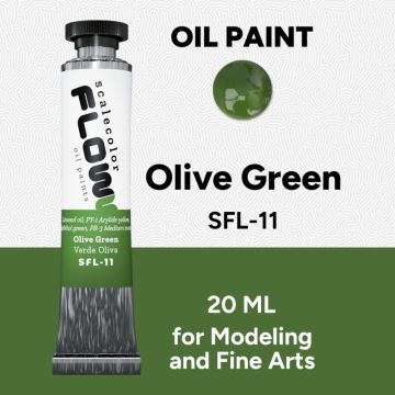 Олійна фарба Scale 75: Floww Oils: Olive Green (20ml)