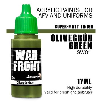 Акрилова фарба Scale 75: Warfront: Olivegrun Green (17ml)