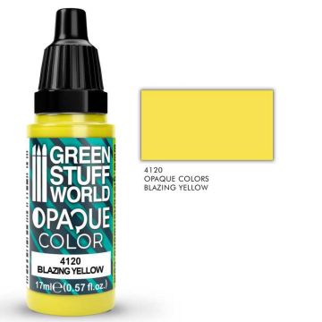 Акрилова фарба Green Stuff World Opaque Colors: Blazing Yellow (17ml)