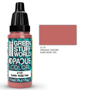 Акрилова фарба Green Stuff World Opaque Colors: Dark Rose Tan (17ml)