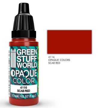 Акрилова фарба Green Stuff World Opaque Colors: Scab Red (17ml)