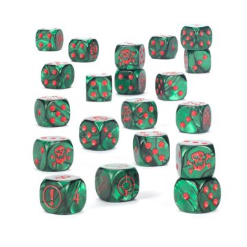 Гральні куби Warhammer: The Old World: Orcs & Goblins Tribes Dice Set