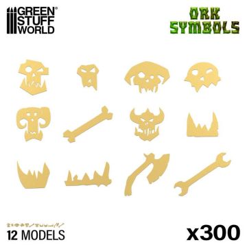 Елементи декору Green Stuff World: Ork Runes and Symbols