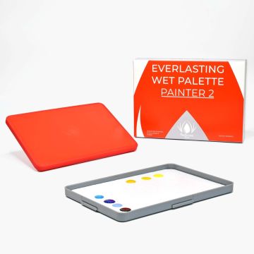 Волога палітра Redgrass Games: Wet Palette Painter 2 (16,5 x 24 см)