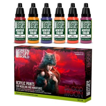Набір акрилових фарб Green Stuff World: Paint Set - Blood Moon
