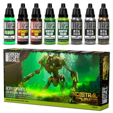 Набір акрилових фарб Green Stuff World: Paint Set - Ancestral Machines