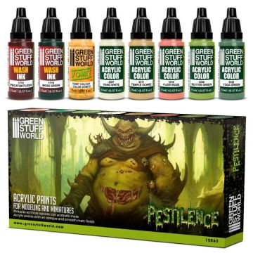 Набір акрилових фарб Green Stuff World: Paint Set - Pestilence