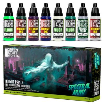 Набір акрилових фарб Green Stuff World: Paint Set - Spectral Army