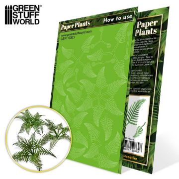 Декоративна рослина Green Stuff World: Paper Plants - Fern