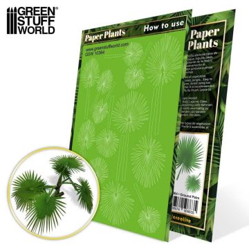 Декоративна рослина Green Stuff World: Paper Plants - Ground Palm