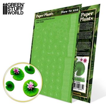 Декоративна рослина Green Stuff World: Paper Plants - Lilly Pads