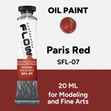 Олійна фарба Scale 75: Floww Oils: Paris Red (20ml)
